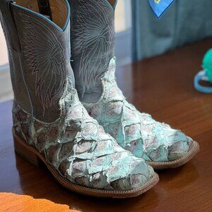 Anderson Bean Pirarucu (arapaima) Cowboy Boots